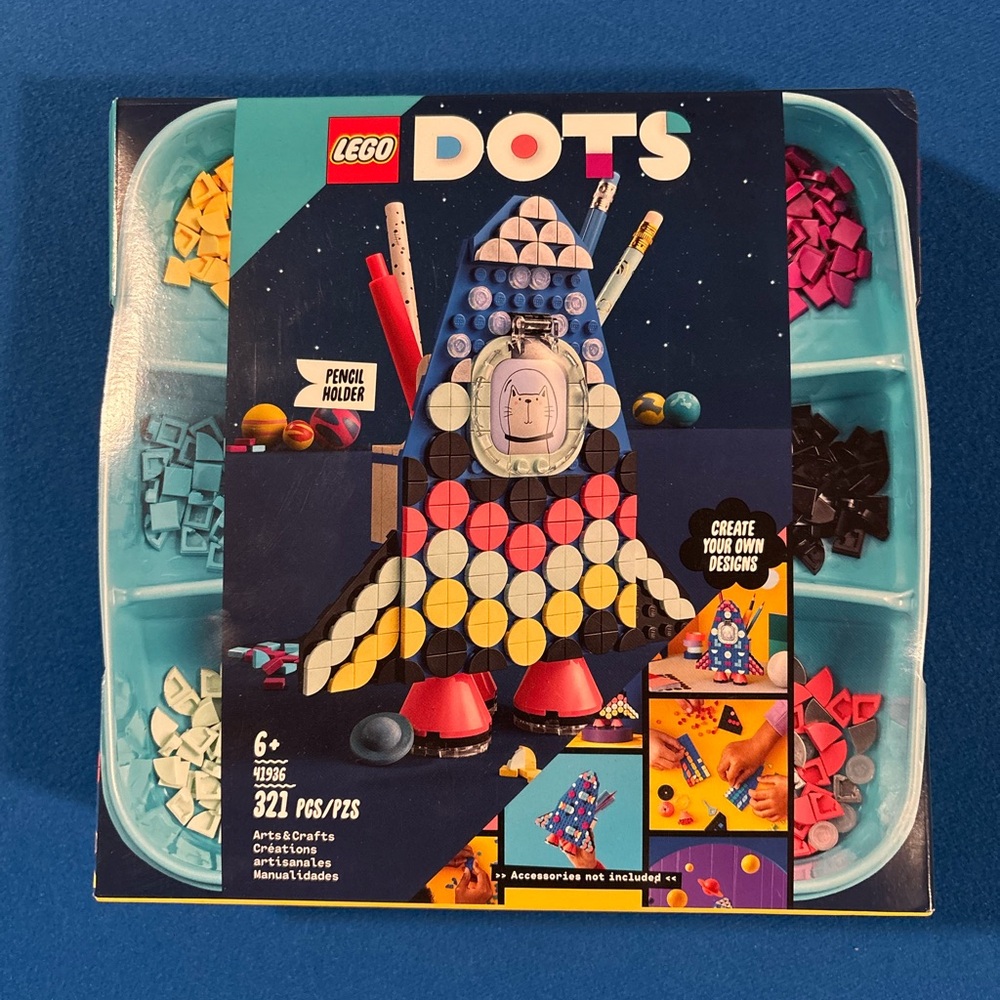 LEGO DOTS Creative Rocket Set - Red, Blue, Yellow